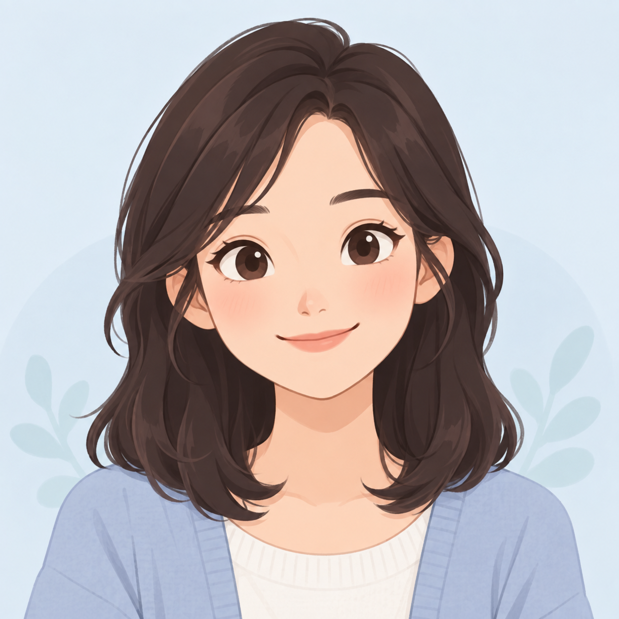 Cartoon girl placeholder for Shuning Wang